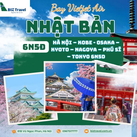 Cung đường vàng Nhật Bản: Osaka – Kyoto – Nagoya – Phú Sĩ – Tokyo