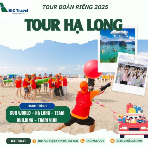 |Tour Hè 2025| Du lịch Hạ Long - Team Building 3N2D từ Hà Nội