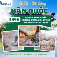 Tour Hàn Quốc 5N4D: Seoul - Nami - Everland cung đường hoa anh đào 2025