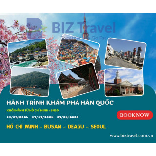 Hành trình khám phá Hàn Quốc Hồ Chí Minh - Busan - Deagu - Seoul Hành trình khám phá Hàn Quốc Hồ Chí Minh - Busan - Deagu - Seoul