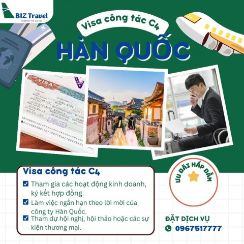 Visa Công Tác Hàn Quốc (C-4)