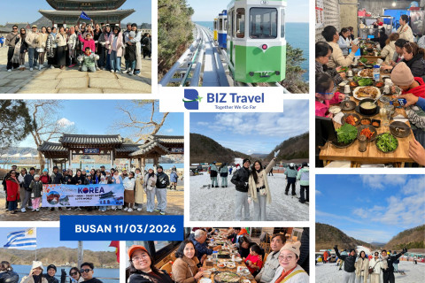 HÀNH TRÌNH BUSAN – SEOUL ĐÃ HOÀN THÀNH TRỌN VẸN! Đoàn khởi hành 11.03.2026 | Bay từ TP. Hồ Chí Minh