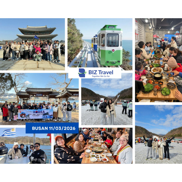 HÀNH TRÌNH BUSAN – SEOUL ĐÃ HOÀN THÀNH TRỌN VẸN! Đoàn khởi hành 11.03.2026 | Bay từ TP. Hồ Chí Minh